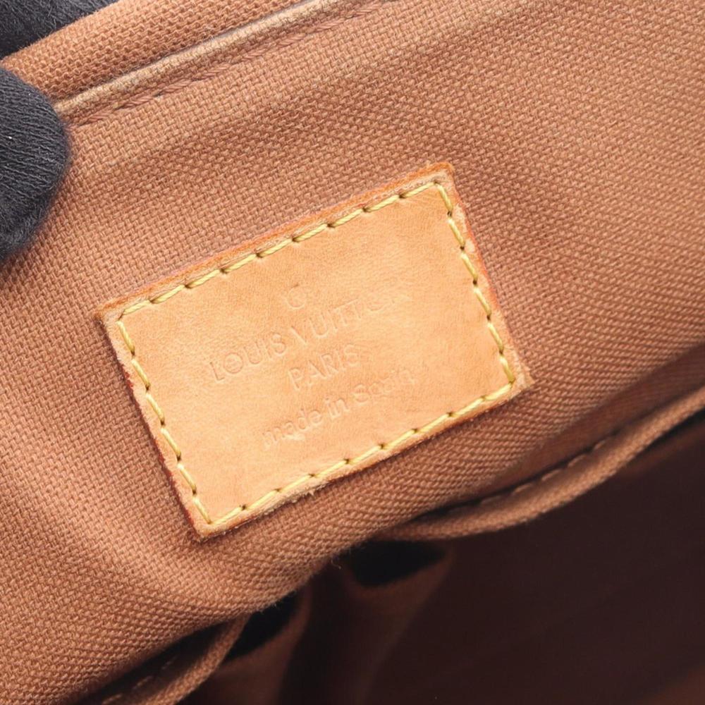 LOUIS VUITTON Brown Monogram Coated Canvas Messenger Shoulder Bag - Picture 4 of 10